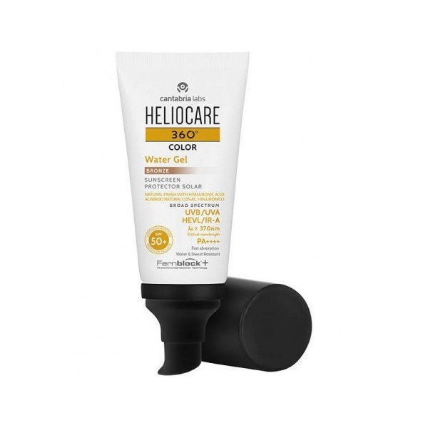 Heliocare 360º Color Water Gel Protector Solar SPF-50+ Color Bronze 50ml