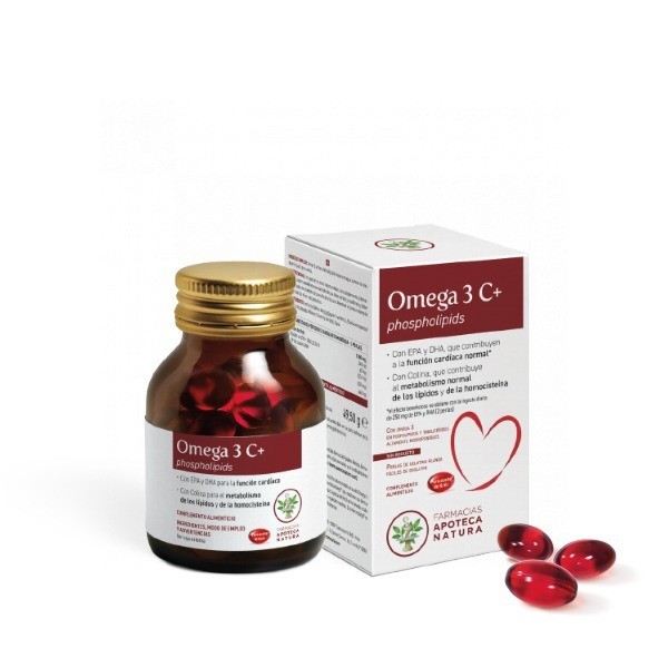 Apoteca Natura Omega 3C+ Phospholipids 60 Cápsulas