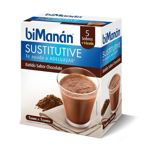 Bimanán Sustitutive Batido Chocolate 5 Sobres