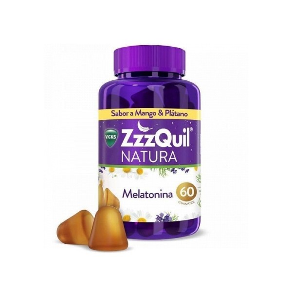 Zzzquil Natura Mango y Plátano 60 Gummies