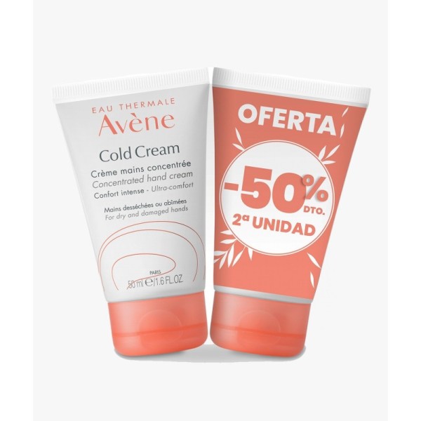 Avene Cold Cream Duplo Crema de Manos Concentrada 2 x 50ml