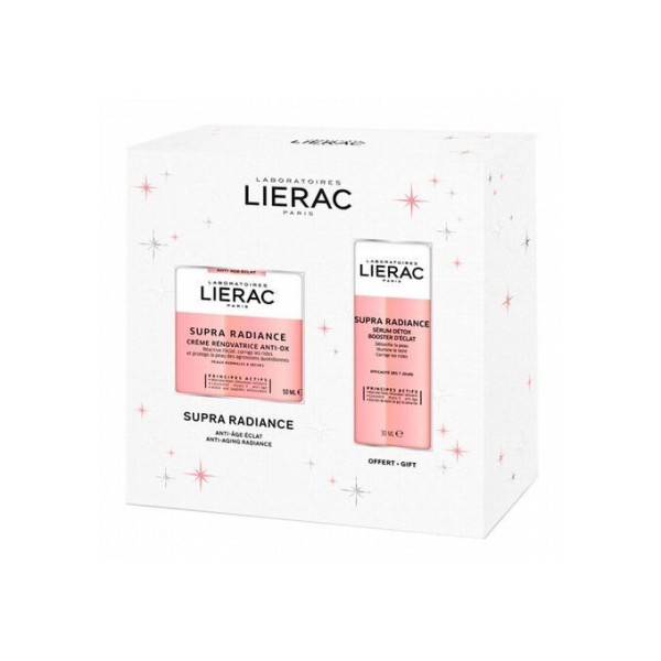 Lierac Cofre Navidad Supra Radiance Gel Crema Piel Normal Seca + Sérum