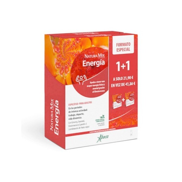 Aboca Natura Mix Advanced Energia Pack 2 x 10 Frascos