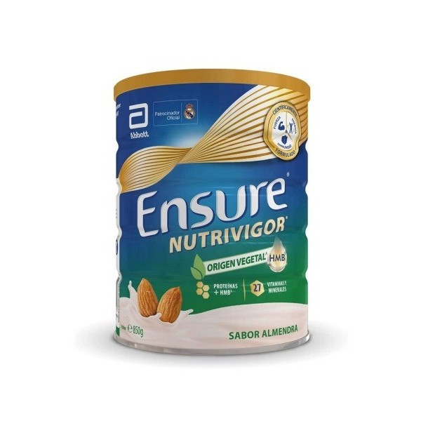 Ensure Nutrivigor Origen Vegetal Sabor Almendra 850g