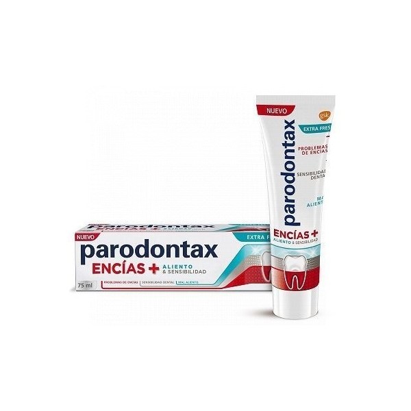 Parodontax Encías+ Aliento y Sensibilidad Blanqueante 75ml