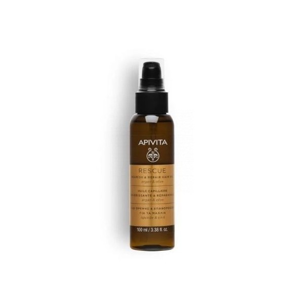 Apivita Rescue Aceite Capilar Nutritivo y Reparador 100ml