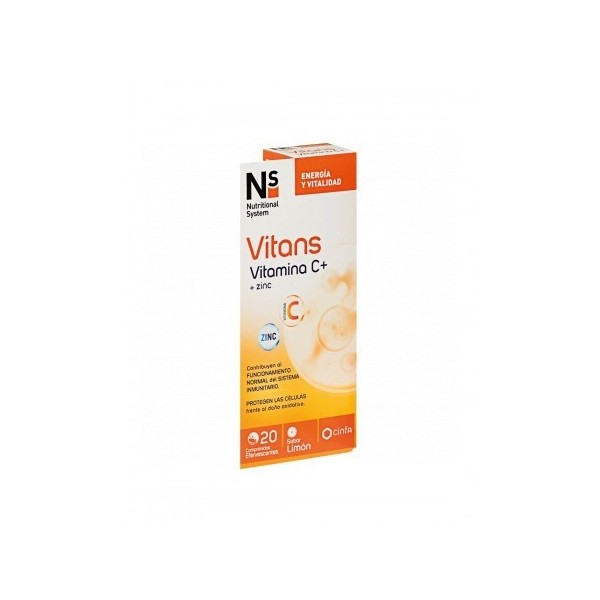 NS Vitans Vitamina C+ 20 Comprimidos Efervescentes