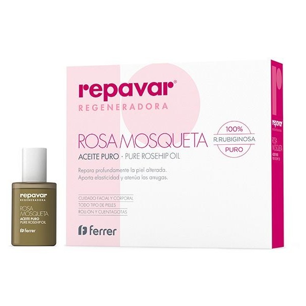 Repavar Regeneradora Aceite Puro de Rosa Mosqueta 15 ml