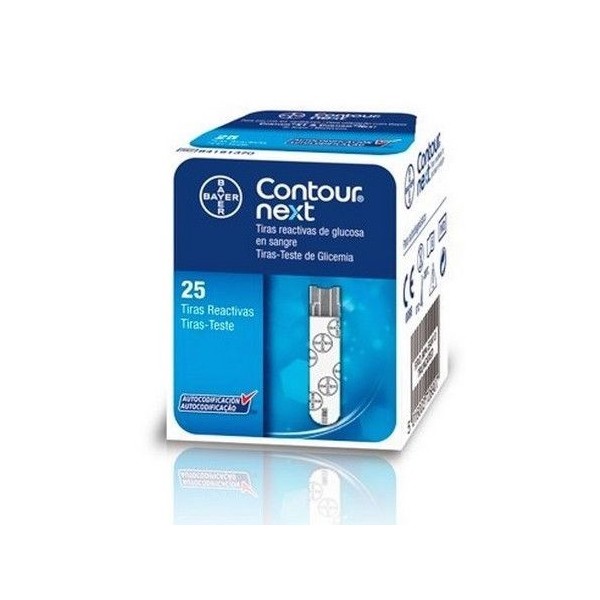 Contour Next 25 Tiras Reactivas