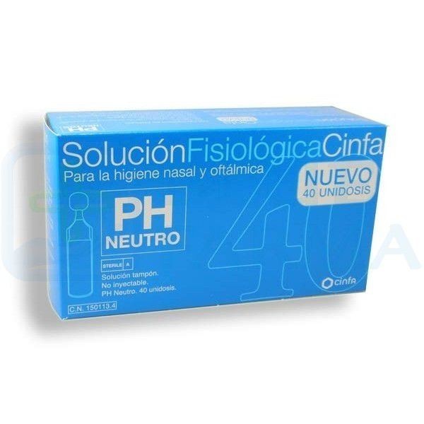 Cinfa Solución Fisiológica 40 Monodosis