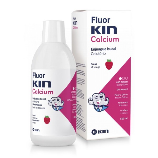 Fluorkin Calcium Enjuague Bucal 500ml