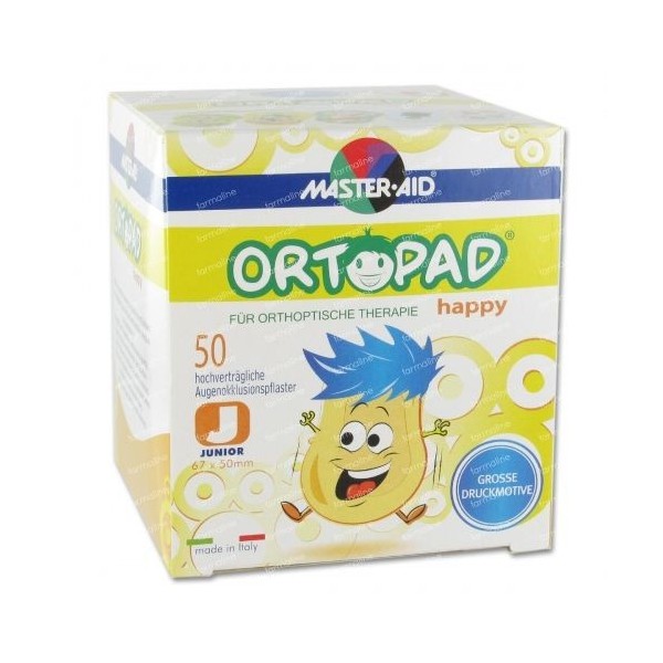 Ortopad Happy Parche Ocular Junior 20uds