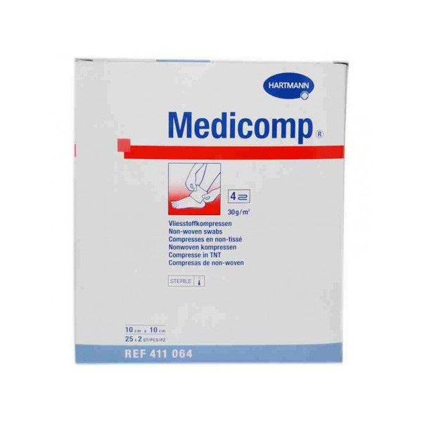 Medicomp Gasa Suave 10x10cm 10x2 Ud