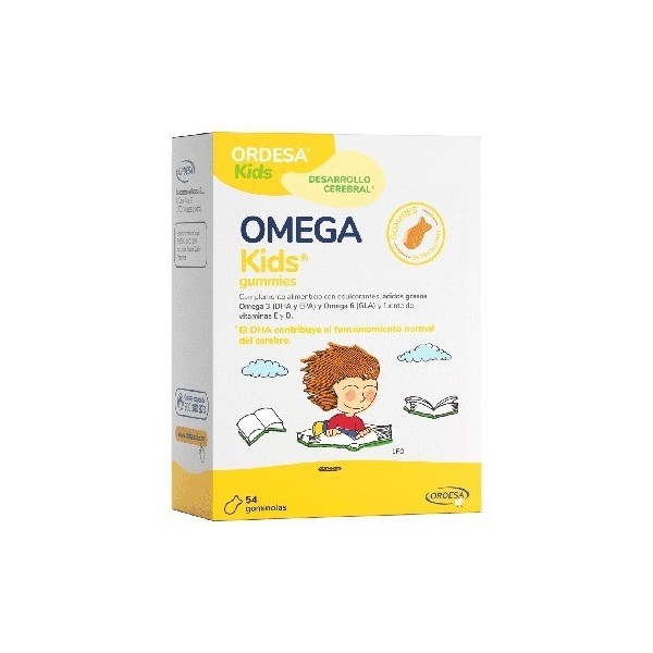 Omega Kids Gummies Masticables 54 uds