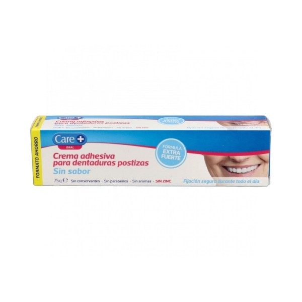 Care+ Crema Adhesiva Dentaduras Postizas 75g