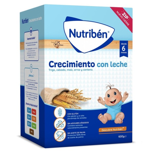 Nutribén Papilla 8 Cereales Con Un Toque De Miel Fibra 600 gr