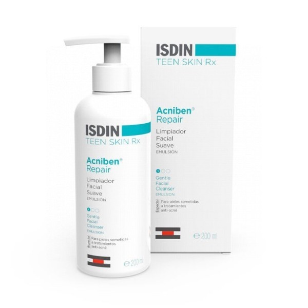 Isdin Acniben Repair Teen Skin RX Emulsión Limpiadora 180 ml