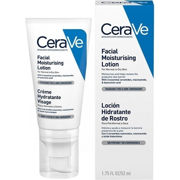 Cerave Loción Hidratante De Rostro Piel Normal 52 ml