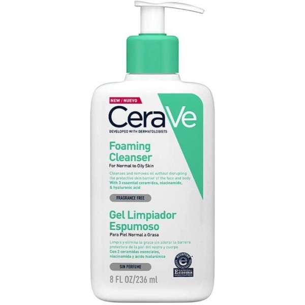 Cerave Gel Limpiador Espumoso 236 ml