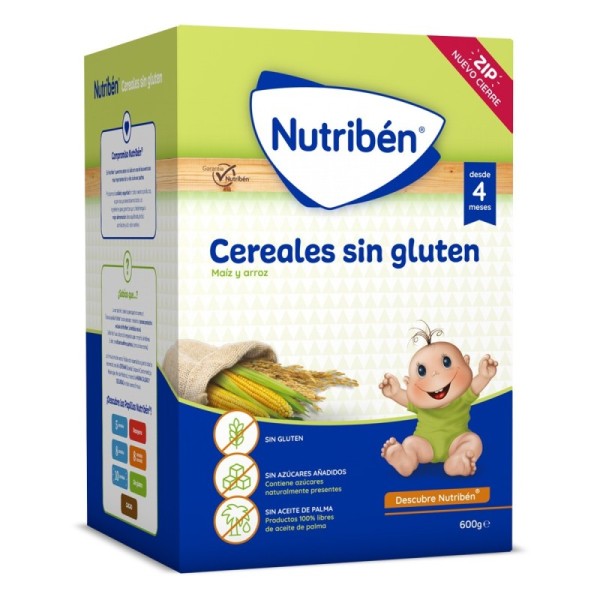 Nutribén Cereales Sin Gluten 600 gr