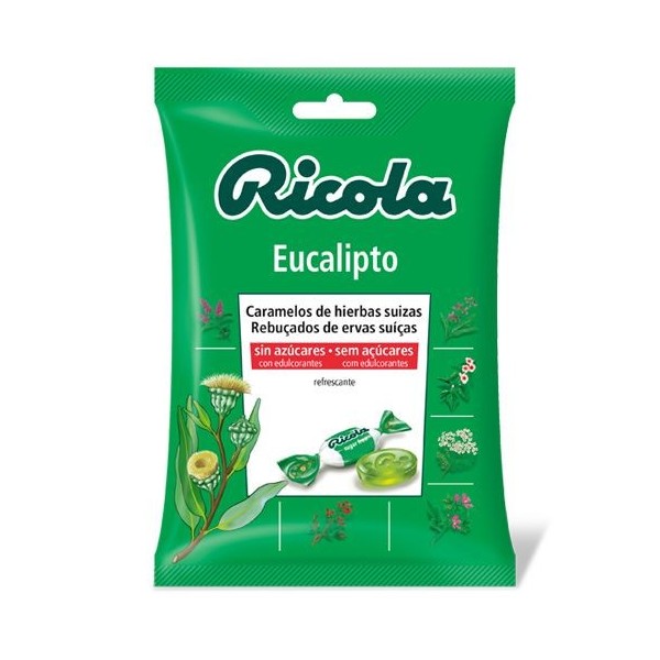 Ricola Caramelo Eucalipto Sin Azúcar 70 gr