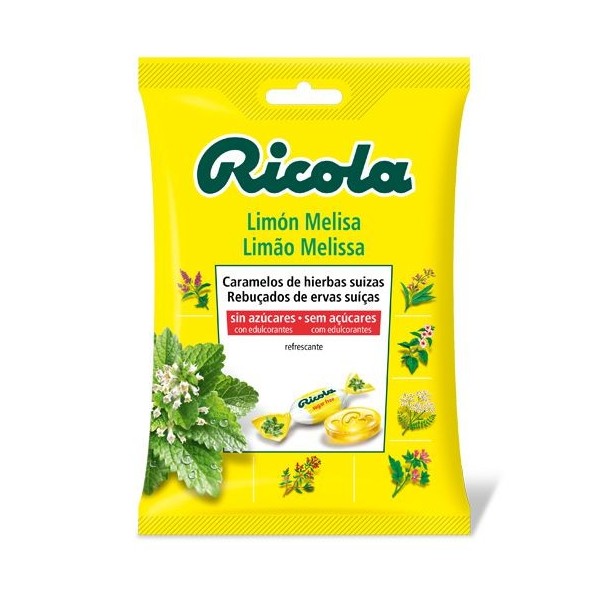 Ricola Caramelos Limón Melisa Sin Azúcar 70 gr