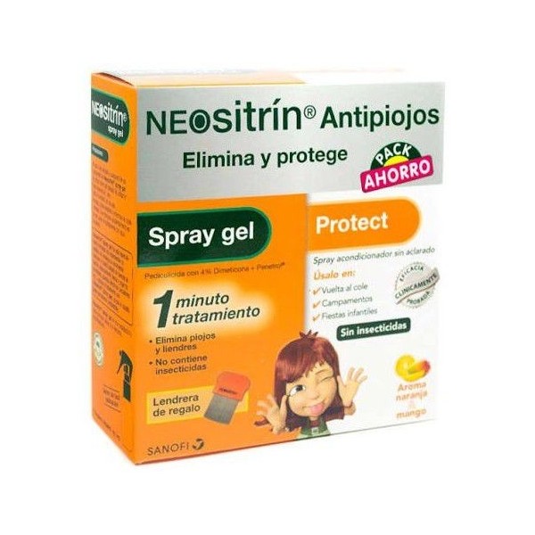 Neositrín Pack Protect + Gel + Liendrera