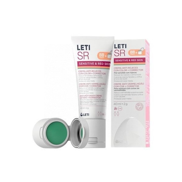 LetiSR Crema Anti-Rojeces con color + Corrector 40ml