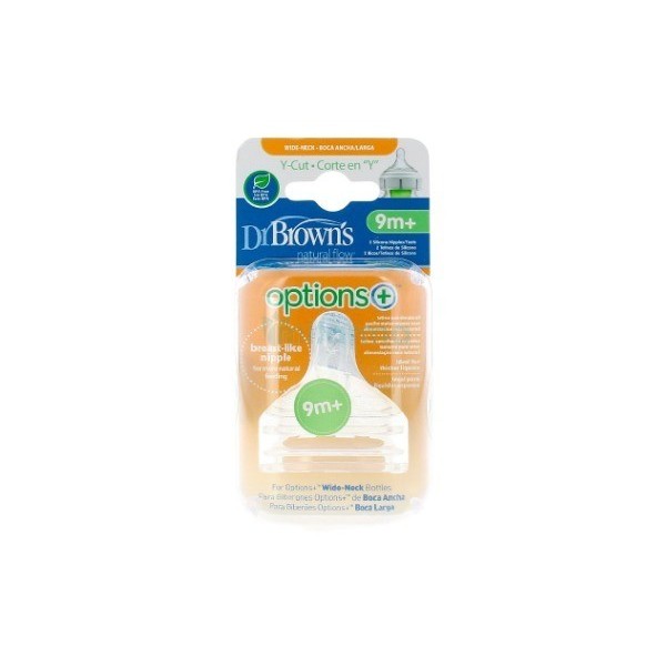 Dr. Browns Tetina Options Boca Ancha para Cereales 2uds