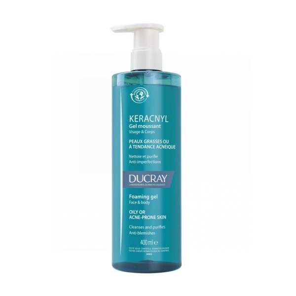 Ducray Keracnyl Gel Limpiador 400ml