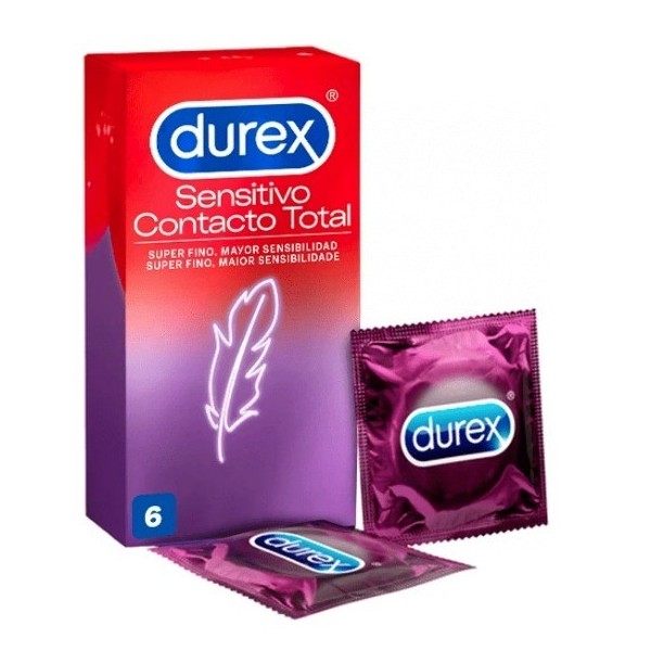 Preservativos Durex Contacto Total 6 U.