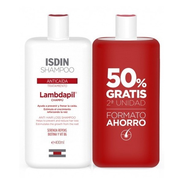 Isdin Lambdapil Duplo Champú Anticaída 2 x 400ml