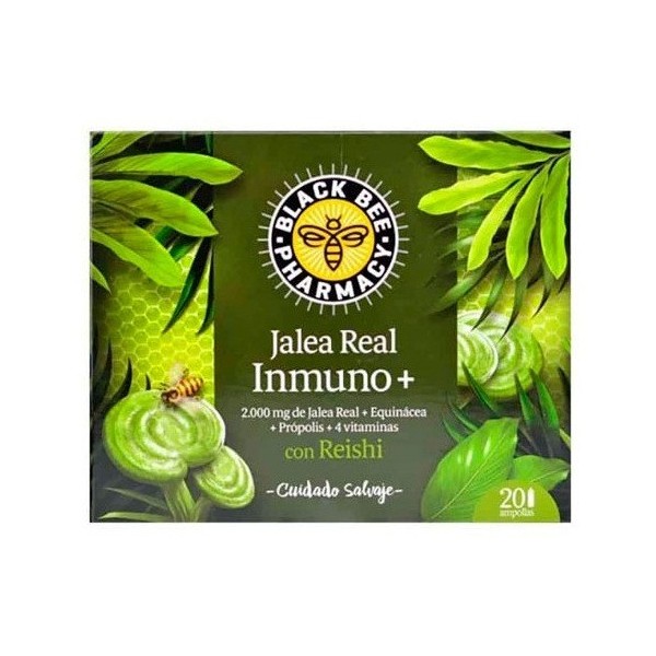 Black Bee Pharmacy Jalea Real Inmuno+ 20 Ampollas