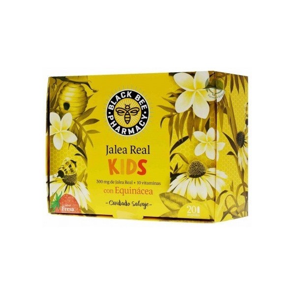 Black Bee Pharmacy Jalea Real Kids 20 Ampollas