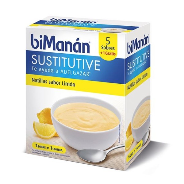 Bimanan Natillas Limon 6 Sobres