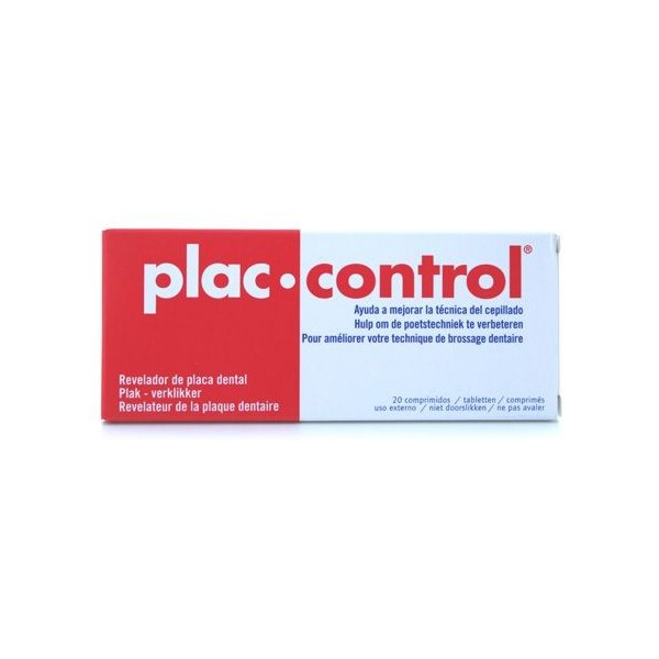 Plac Control Revelador de Placa 20 Comprimidos