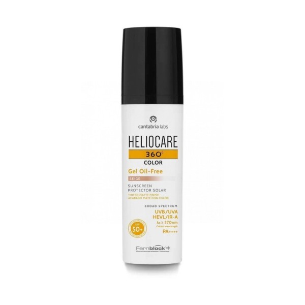 Heliocare 360 Gel Oil Free Color Beige SPF50+ 50ml