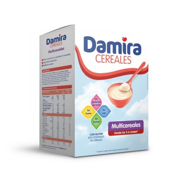 Damira Multicereales Con Gluten 600gr