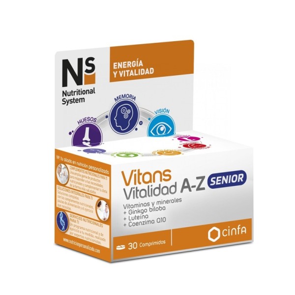 Ns Vitans Vitalidad A-Z Senior 30 Comp