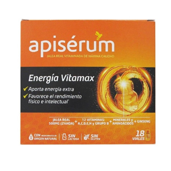 Apisérum Energía Vitamax 18 Viales