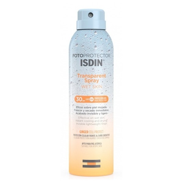 Isdin Fotoprotector Transparent Spray Wet Skin SPF30 250ml