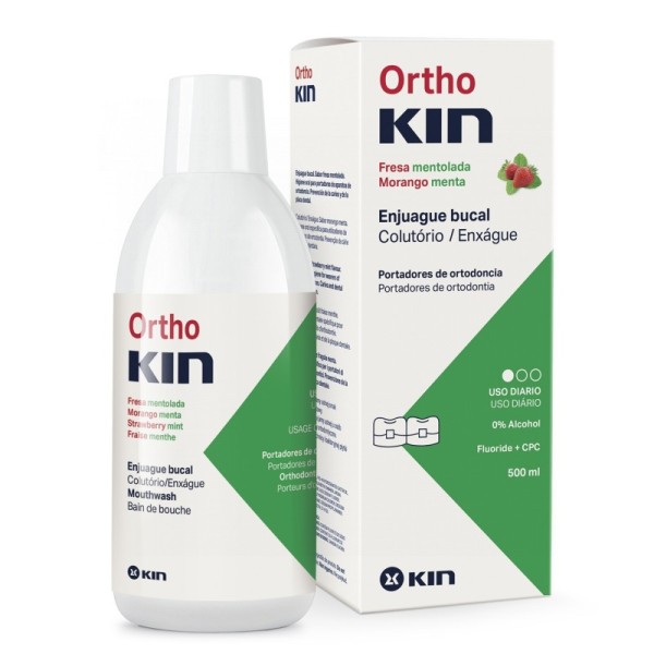 Orthokin Fresa Mentolada Enjuague Bucal 500ml