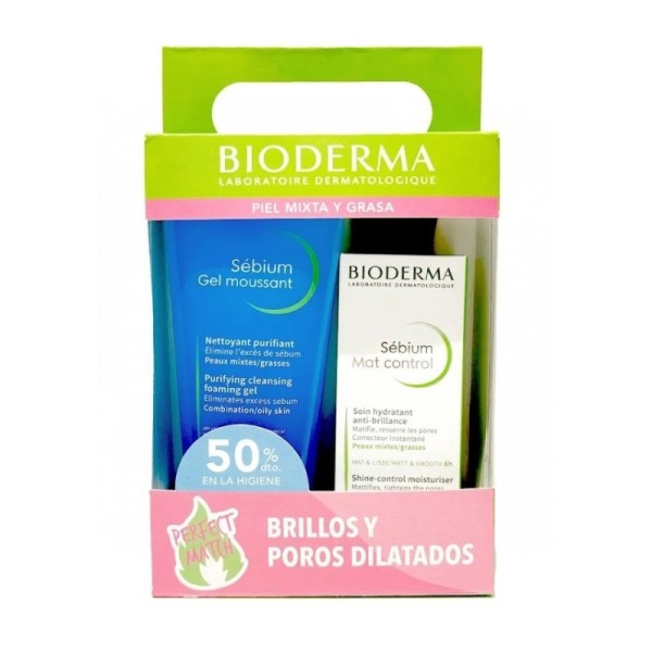 Bioderma Pack Sebium Gel Moussant 200ml + Matt Control 30ml