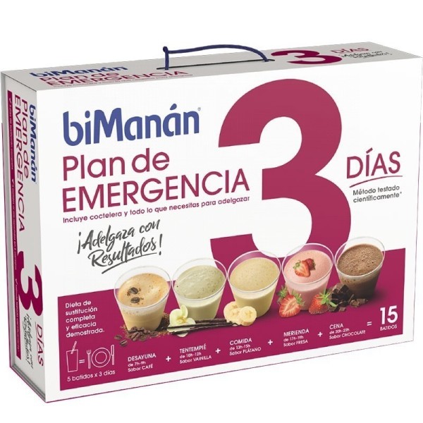 Bimanán Complet Diet 3 Días Completos 15 sobres