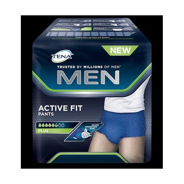 Tena Men Active Fit Pants Talla Grande 8 uds