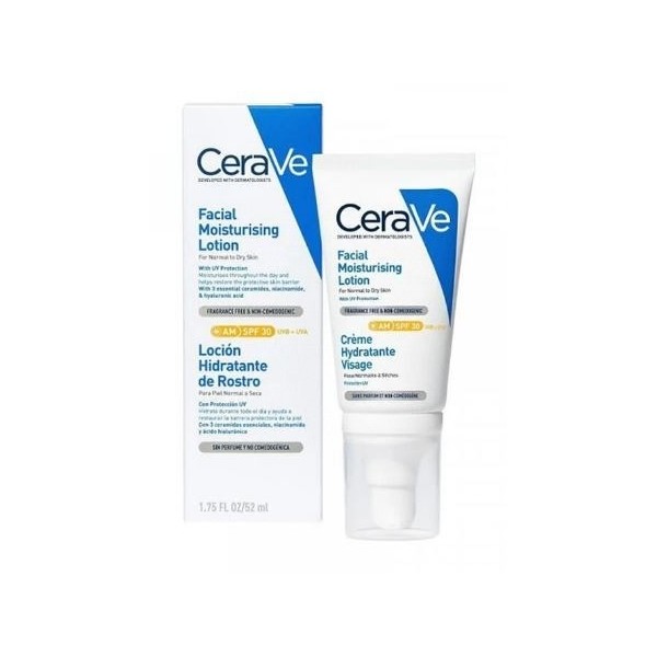 Cerave Loción Hidratante Rostro SPF-30 52 ml