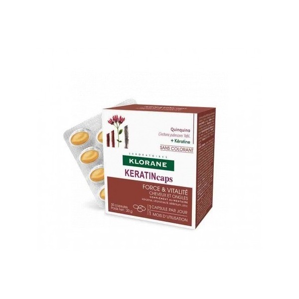Klorane Keratincaps 30 Caps