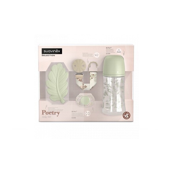 Suavinex Mordedor Silicona Selection Poetry 0 - 6 Meses 1 Unidad Set Regalo