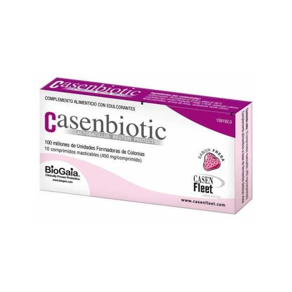 Casenbiotic Sabor Fresa 10 Comprimidos