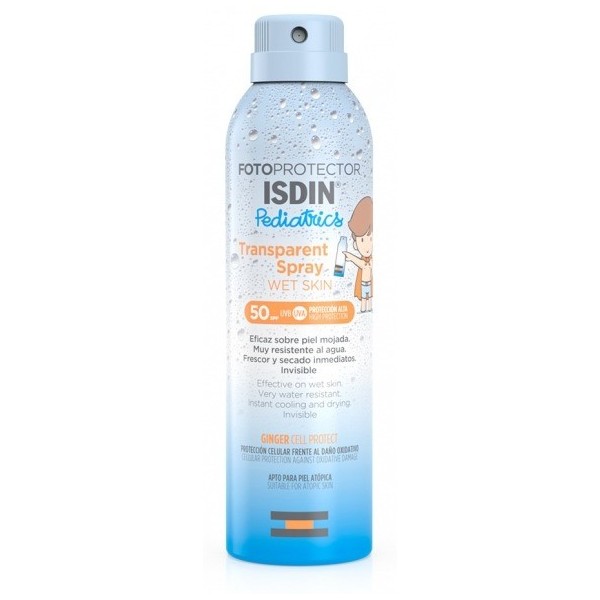 Isdin Fotoprotector Transparent Spray Wet Skin Pediatrics SPF-50 250ml